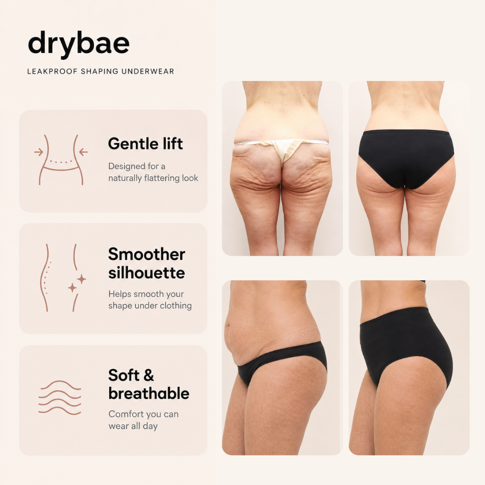Drybae Leakproof Shaping Underwear 3-Pack
